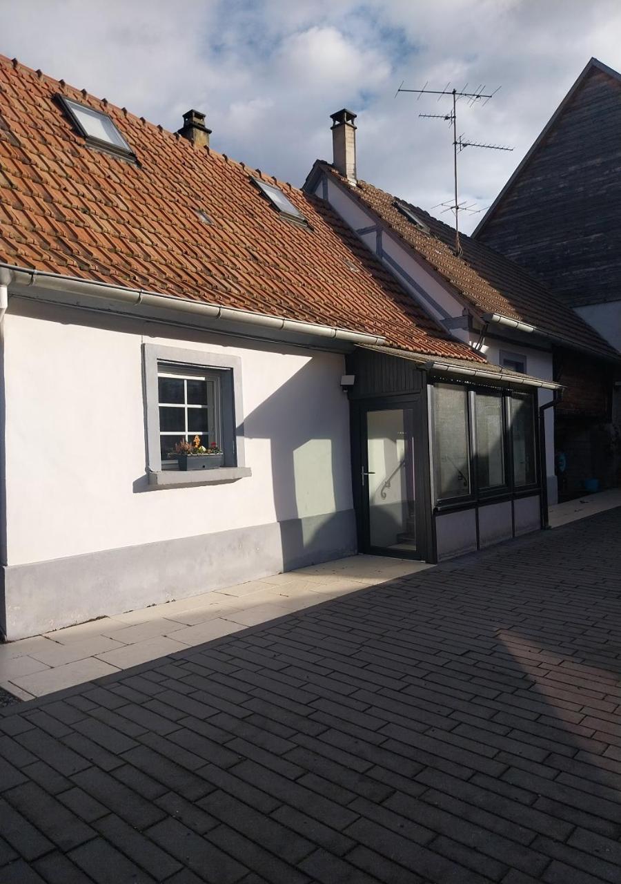 Charmant Cottage De Village Wittisheim Exterior foto